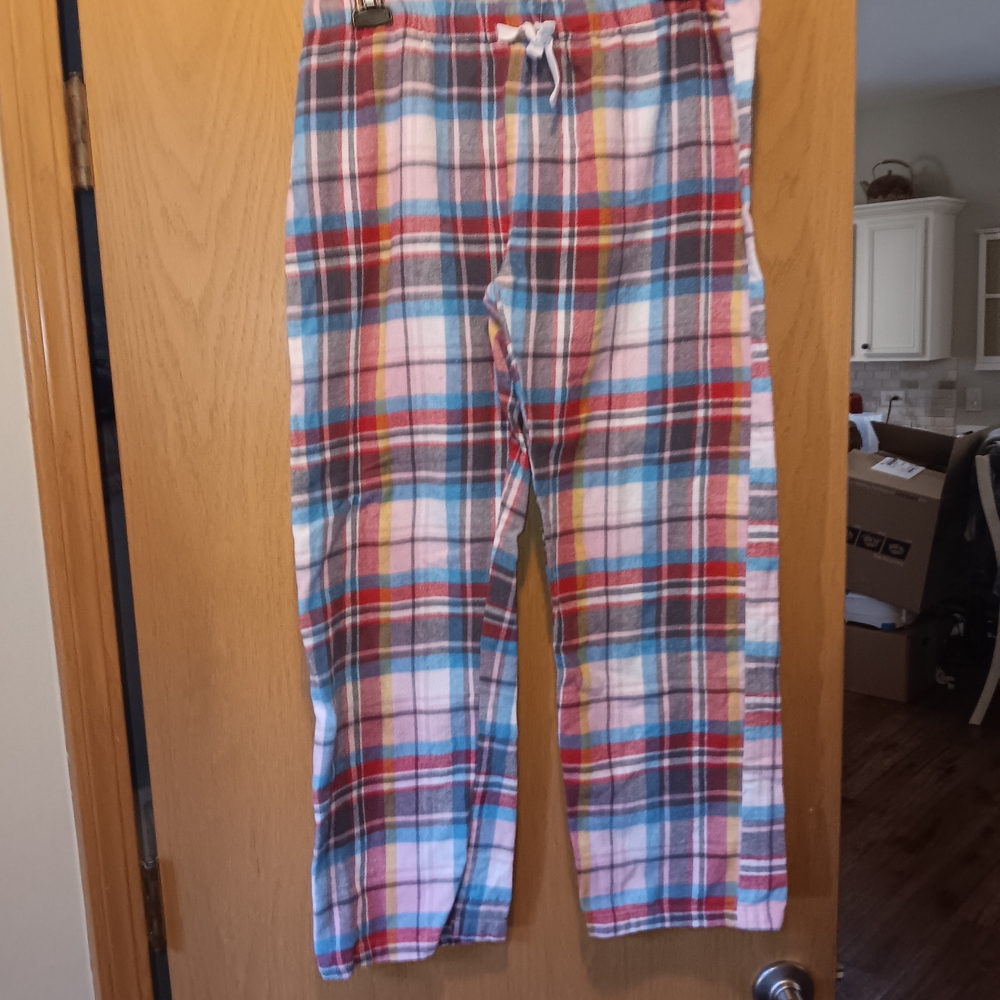 Womens Size Medium, Plaid  Pajama Pants Multicolor